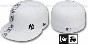 Yankees FLAWLESS CUBANO White-Team Color Fitted Hat by New Era