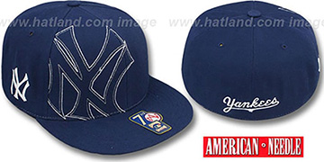 Yankees HEADSTRONG Navy Fitted Hat by American Needle