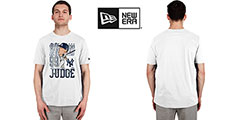 Yankees JUDGE CARICATURE White T-Shirt by New Era