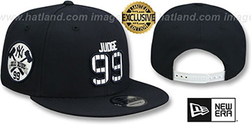 Yankees JUDGE PINSTRIPE ALL RISE SNAPBACK Navy Hat by New Era