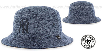 Yankees LEDGEBROOK BUCKET Navy Hat by Twins 47 Brand