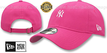 Yankees MINI BEACHIN STRAPBACK French Rose Hat by New Era