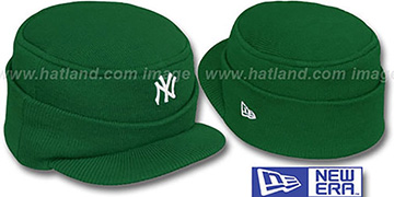 Yankees MINI-BRIM RILEY Green Knit Hat by New Era