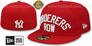 Yankees MURDERERS ROW Red Fitted Hat by New Era