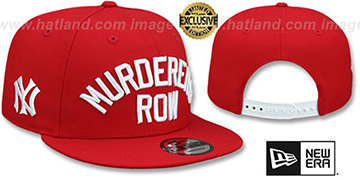 Yankees MURDERERS ROW SNAPBACK Red Hat by New Era