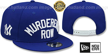 Yankees MURDERERS ROW SNAPBACK Royal Hat by New Era