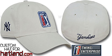 Yankees PGA FRANCHISE Hat by Twins - stone