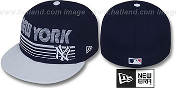 Yankees PUNCHOUT Navy-White Fitted Hat by New Era