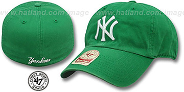 Yankees ST PATS FRANCHISE Green Hat by Twins 47 Brand