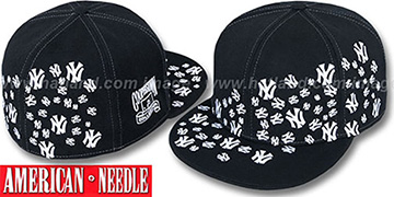 Yankees STARSTRUCK Black Fitted Hat by American Needle