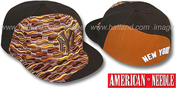 Yankees SWEATER SWIRL Brown Hat by American Needle