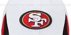 49ers 2013 NFL TRAINING FLEX White Hat by New Era - 2nd View