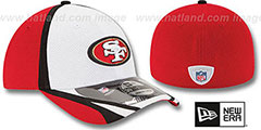 49ers 2014 NFL TRAINING FLEX White Hat by New Era - 2nd View