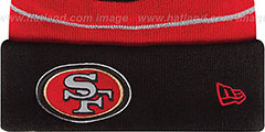 49ers THANKSGIVING DAY Knit Beanie Hat by New Era - 2nd View