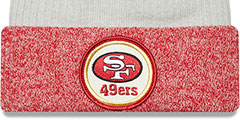 49ers 2022 NFL THROWBACK SIDELINE Knit Beanie Hat by New Era - 2nd View