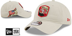 49ers 2023 SALUTE-TO-SERVICE STRAPBACK Stone Hat by New Era - 2nd View