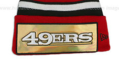 49ers BIG-SCREEN Knit Beanie Hat by New Era - 2nd View