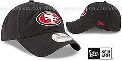 49ers CORE-CLASSIC STRAPBACK Black Hat by New Era - 2nd View