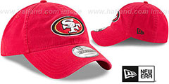 49ers CORE-CLASSIC STRAPBACK Red Hat by New Era - 2nd View