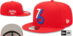 76ers 22-23 ALTERNATE CITY-EDITION SNAPBACK Hat by New Era - 2nd View