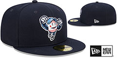 Aces MILB MARVEL DEFENDERS Navy Fitted Hat by New Era - 2nd View