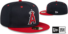 Angels 2024 BATTING PRACTICE Fitted Hat by New Era - 2nd View