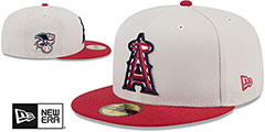 Angels 2024 JULY 4TH STARS N STRIPES Fitted Hat by New Era - 2nd View