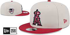 Angels 2024 JULY 4TH STARS N STRIPES SNAPBACK Hat by New Era - 2nd View