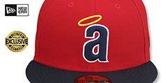 Angels COOPERPACK Red-Navy Fitted Hat by New Era - 2nd View