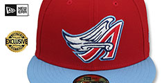 Angels COOPERPACK Red-Sky Fitted Hat by New Era - 2nd View