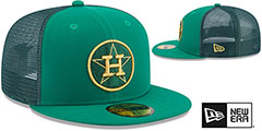 Astros 2023 ST PATRICKS DAY Hat by New Era - 2nd View