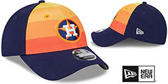 Astros 2024 BATTING PRACTICE 940 STRETCH-SNAP Hat by New Era - 2nd View