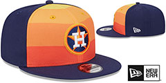 Astros 2024 BATTING PRACTICE 950 SNAPBACK Hat by New Era - 2nd View