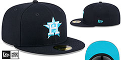 Astros 2024 FATHERS DAY Fitted Hat by New Era - 2nd View