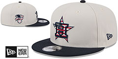 Astros 2024 JULY 4TH STARS N STRIPES SNAPBACK Hat by New Era - 2nd View