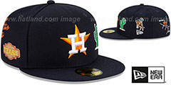 Astros CITY TRANSIT Navy Fitted Hat by New Era - 2nd View