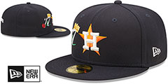 Astros CROWN CHAMPS Navy Fitted Hat by New Era - 2nd View