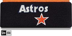 Astros RETRO-CUFF Knit Beanie by New Era - 2nd View