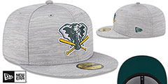 Athletics 2023 CLUBHOUSE Heather Grey Fitted Hat by New Era - 2nd View