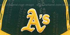 Athletics GELLIN Green-Gold Fitted Hat by New Era - 2nd View