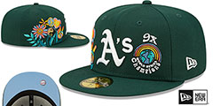 Athletics GROOVY Green Fitted Hat by New Era - 2nd View