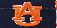 Auburn 2T SUPER-ARCH SNAPBACK Navy-Orange Hat by Zephyr - 2nd View