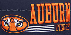 Auburn RETRO-SNAPBACK Navy Hat by New Era - 2nd View