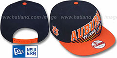 Auburn STILL ANGLIN SNAPBACK Navy-Orange Hat by New Era - 2nd View