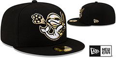 Aviators THEME NIGHT Black Fitted Hat by New Era - 2nd View