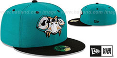 Baysox COPA Teal-Black Fitted Hat by New Era - 2nd View