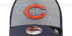 Bears 2014 NFL DRAFT FLEX Navy Hat by New Era - 2nd View