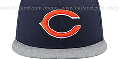 Bears 2014 NFL DRAFT Navy Fitted Hat by New Era - 2nd View