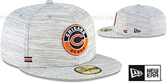 Bears 2020 ONFIELD STADIUM Heather Grey Fitted Hat by New Era - 2nd View