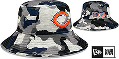 Bears 2022 CAMO NFL TRAINING CAMP BUCKET Hat by New Era - 2nd View